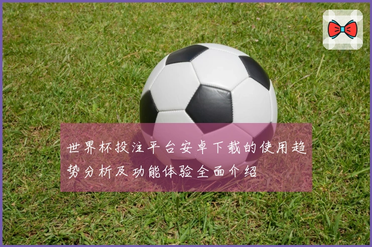 世界杯投注平台安卓下载的使用趋势分析及功能体验全面介绍